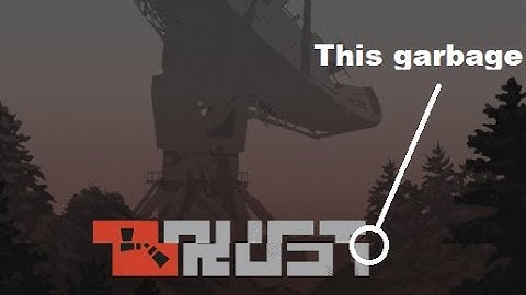 RUST - Screen tear / single line running across screen [FIX IN COMMENTS]