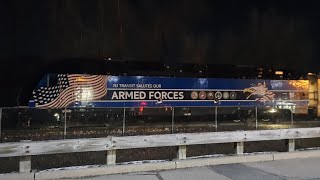 Nj Transit 4502 Armed Forces Departing Hackettstown On 882