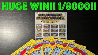 HUGE WIN!! (RAREST WIN 1/8000!!) | CA SCRATCHERS