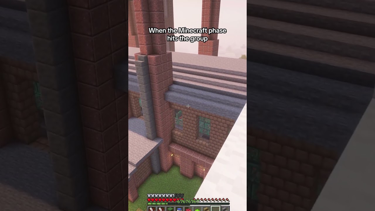 WHEN THE MINECRAFT PHASE HITS THE GROUP
