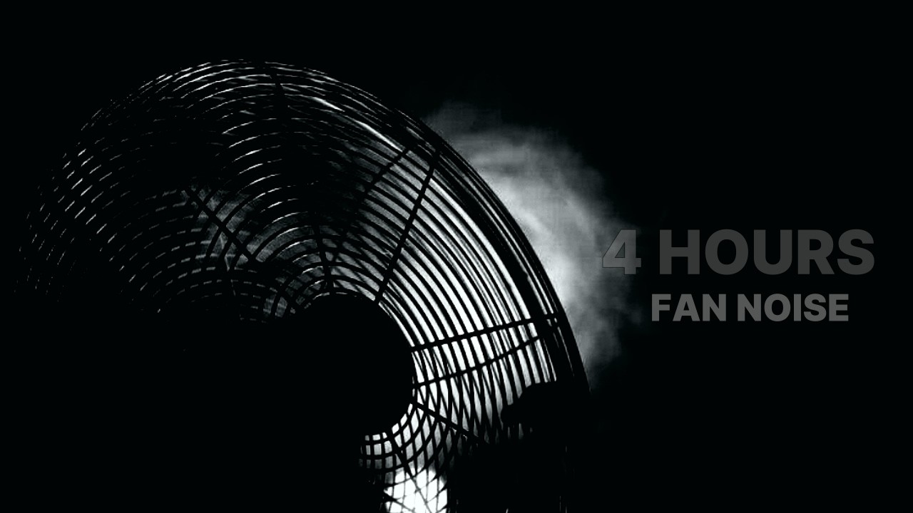 Electric Fan Sound 4 Hours | Calm Background Noise