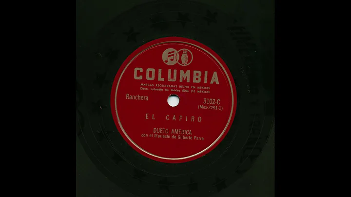 Dueto America - El Capiro - Columbia 3102-C