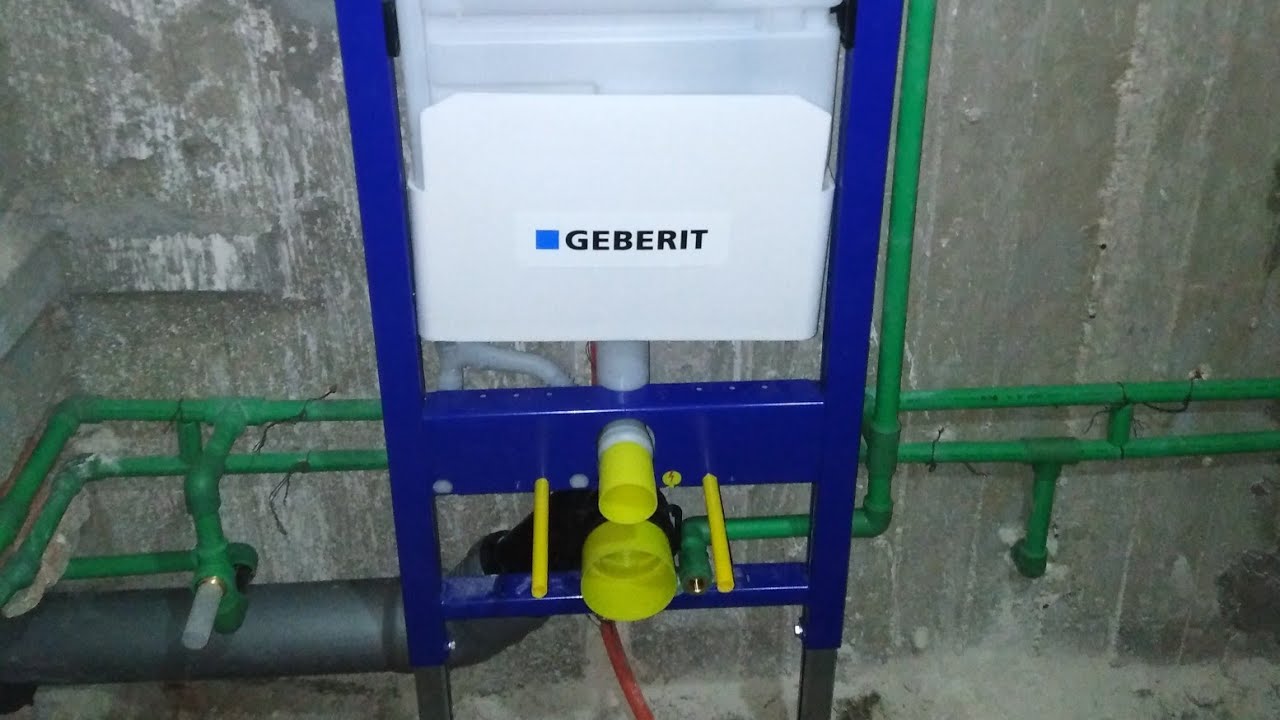 Geberit toilet installation YouTube