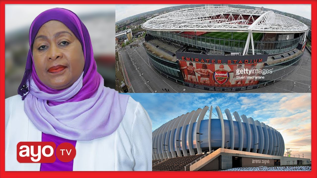 RAIS SAMIA ATENGA BILIONI 200 INAJENGWA ARENA KUBWA, UWANJA KAMA WA ARSENAL, AFCON 2027