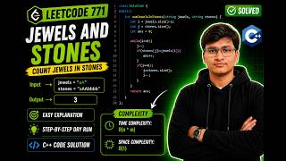 💎 LeetCode 771 | Jewels and Stones | Easy Hash Set Solution in C++ 🚀