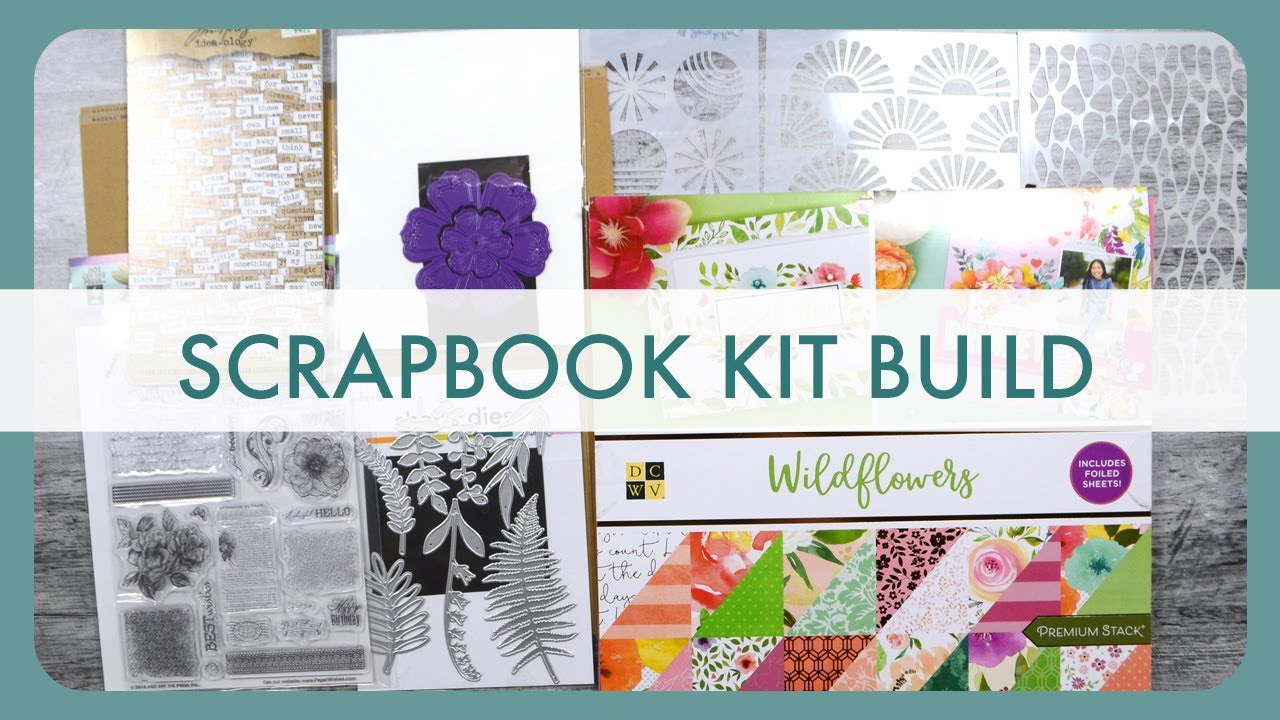 May 2023 Wild Flower Layered Clear Stamp Set - HKC Exclusive Limited  Addition - Hip Kit Club Scrapbook Kit Club