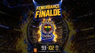 FENERBAHÇE BEKO FİNALDE!😱Anadolu Efes Fenerbahçe Beko Maç Özeti #yellowlegacy #fenerbahçebeko