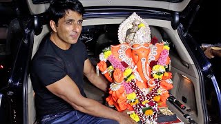 Sonu Sood ने परिवार संग किया Ganpati Visarjan