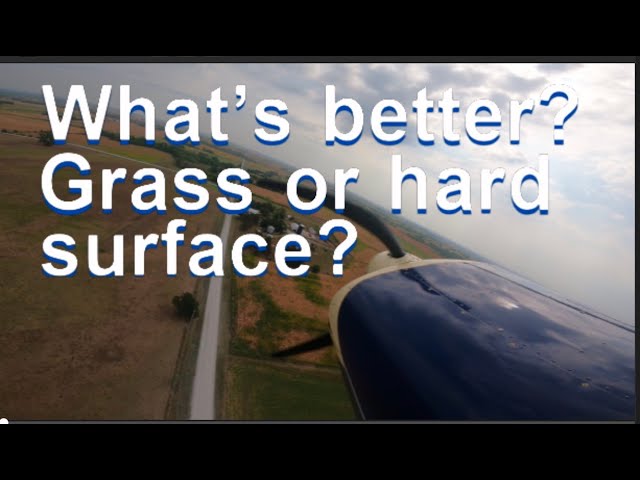 What's better, grass or hard surface to land upon?