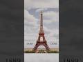 What was the original color of the Eiffel Tower? #shorts