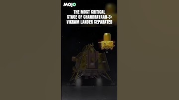 Chandrayaan 3 Update: Vikram Lander Successfully Separated, Landing Expected On August 23 #shorts
