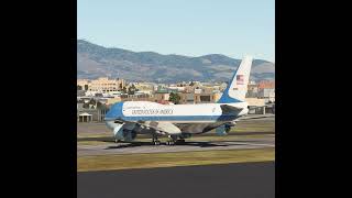 The Doomsday Plane Departs Lax Boeing 747 E-4B Nighch C-17