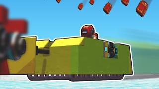 Multiplayer SUMO on ICE with Explosive Rain! (Scrap Mechanic)