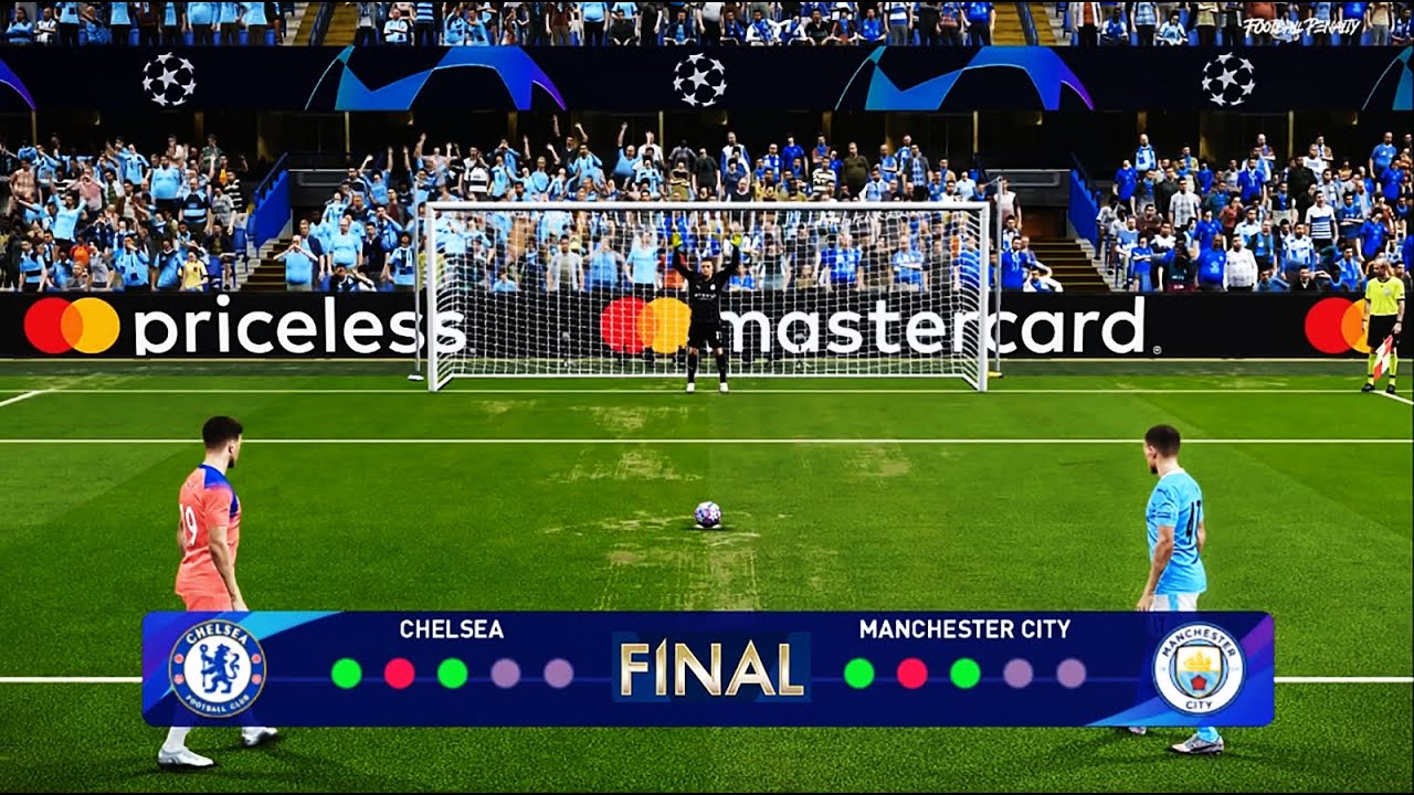 PES 2021 | Chelsea vs Manchester City | UEFA Champions League Final | Penalty Shootout | Gameplay PC