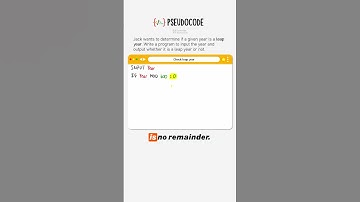 Simple leap year checking algorithm