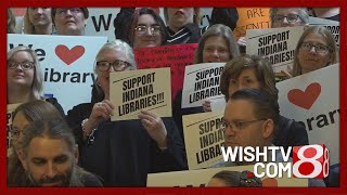 Public library supporters protest property tax bill