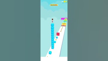 Cube Stacker Surfer 🎲🎲 #gameplay#trendinggame#youtubeshorts #game #gaming #games #shorts #shortvideo