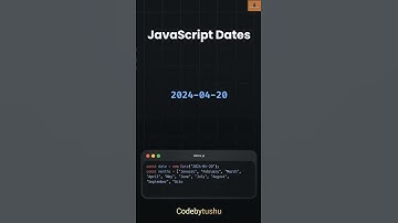 JavaScript by date, #html #css #codebytushu
