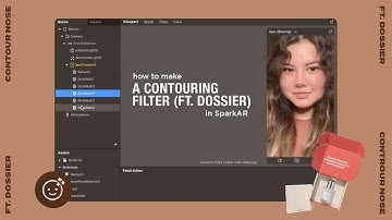 SPARK AR TUTORIAL - Quick Contour Makeup (Ft. Dossier)