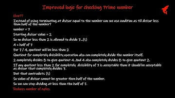 Prime Number Checking Program - How To Build Program Logic?