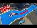 Built Slip N Fly in Backyard Waterpark!