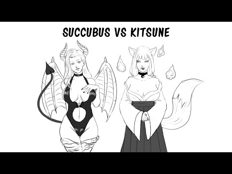 Succubus vs Kitsune (Fox Spirit) | Bread-N-Butter comic