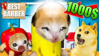 BANANA CAT CRAZY NEW HAIRCUT | Happy Cat Funny Cartoon 50