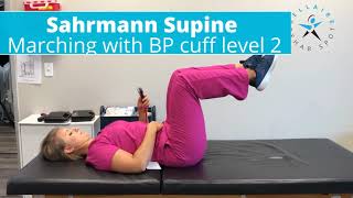 Sahrmann Supine Marching with BP Cuff level 2