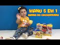 MANU [5 em 1] Super massa, pia que sai agua, banho do cachorro, churrasqueira e mala de brinquedos!