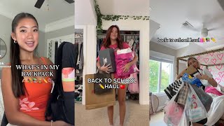 Whats in My Backpack ? | TikTok Compilation #1