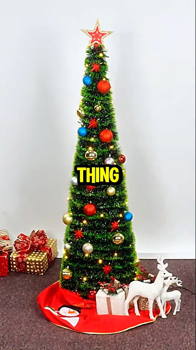 Smartest Budget Christmas Tree You’ll See! #shorts #uniqueshorts