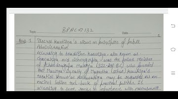 BPAC 132 SCAN SOLVED ASSIGNMENT IGNOU