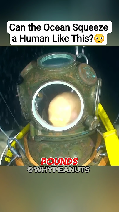 Can the Ocean Squeeze a Human Like This?😳