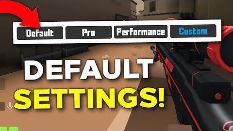 Playing On Default Settings in Krunker io