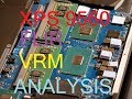Dell XPS 9560 VRM FLIR Thermal Analysis