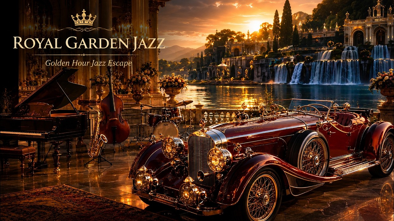 Luxury Golden Hour Jazz 🥂 Elegant Smooth Jazz Music for Work, Study ...