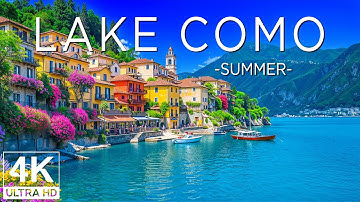 Summer In Lake Como 4K - Discover Serene Waters, Picturesque Villages, and Stunning Alpine Views