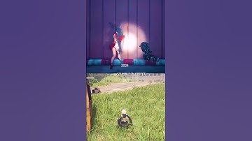 Stumble On Object Stellar Blade or Nier Automata compare #shorts #stellarblade