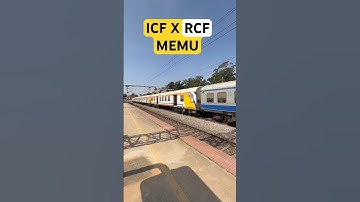 ICF + RCF MEMU Coaches #trainvideos #memu #suburban #trains #indianrailways #locopilot #railway