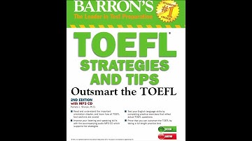 Review Book: TOEFL Strategies and Tips with MP3 audios: Outsmart the TOEFL iBT Second Edition -CD2