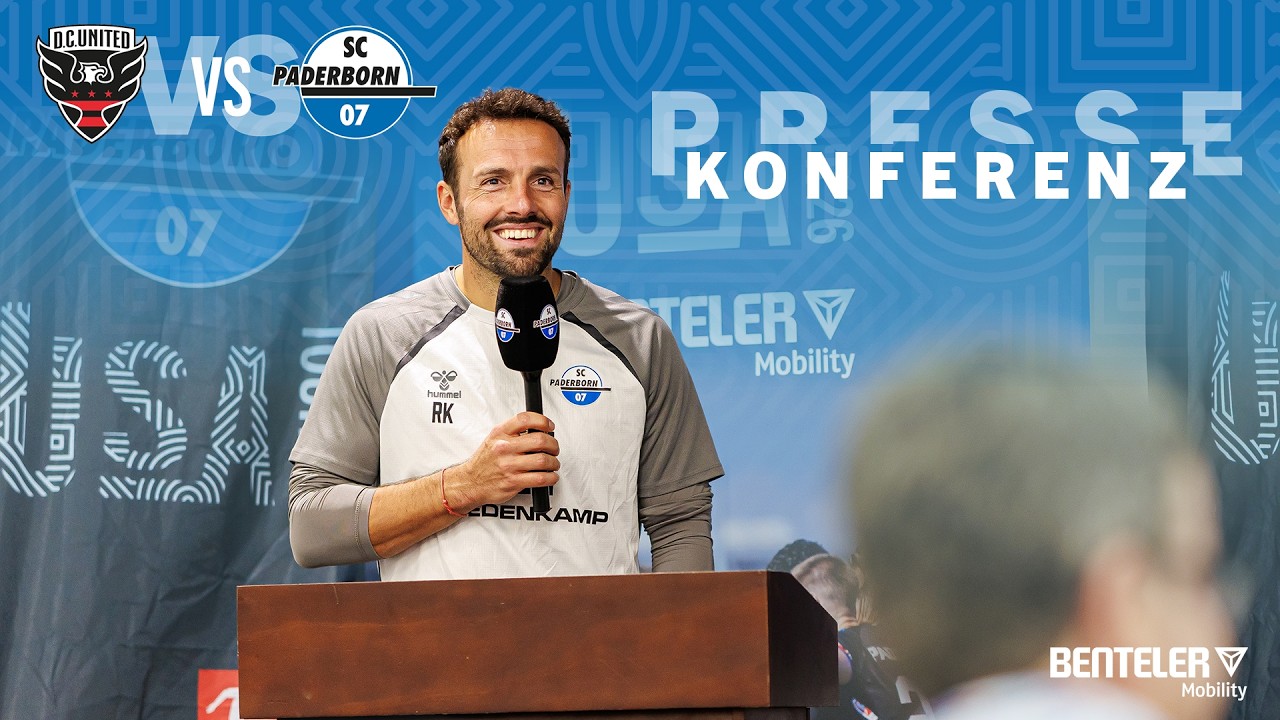Pressekonferenz vor dem Testspiel gegen D.C. United