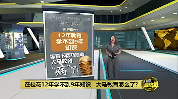 在校花12年学不到9年知识 大马教育怎么了 八点最热报 30 04 2024 