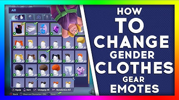 How To Change Gender, Gear, Clothes, and Emotes in RUMBLEVERSE
