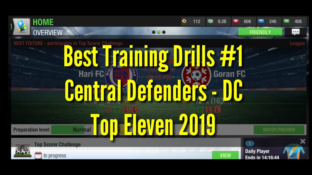 Top Eleven 2020 Best Training Drills Part 1 How to Train a