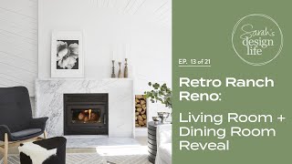 Retro Ranch Reno: Living + Dining Room Reveal! (Ep. 13)