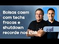 05/11/25 Bolsas caem com fraco desempenho de techs e shutdown recorde nos EUA | Morning Call