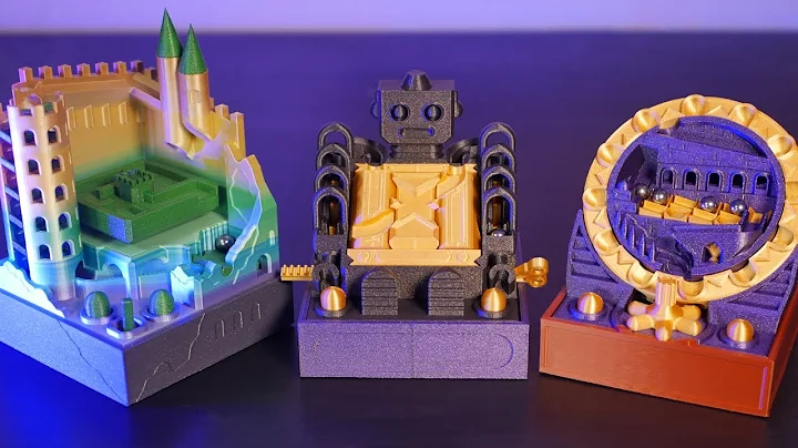 3 Awesome 3D Printed Marble Mazes designed by Jaco...