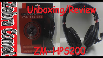 Unboxing/Review Of The Zalman Gaming Headset