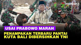 Download Lagu Penampakan Terbaru Pantai Kuta Bali Sehari Usai Prabowo Marah, TNI Terjun Bersihkan Sampah MP3