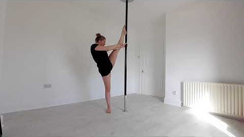 Static Pole Choreography Tutorial (Dynamic Extended Butterfly Trick)